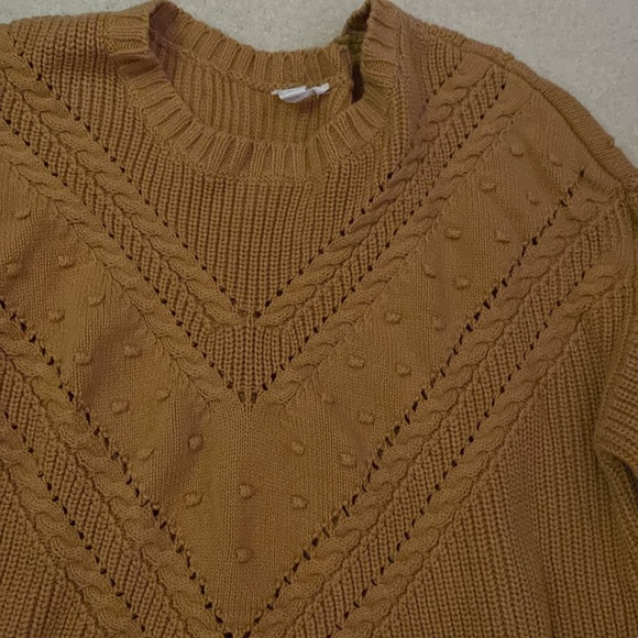 Mustard color crew, sweater, size extra large from tribal jeans - Picture 2 of 3